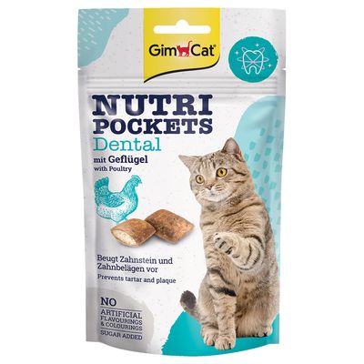 GimCat Nutri Pockets Dental with Poultry 60g