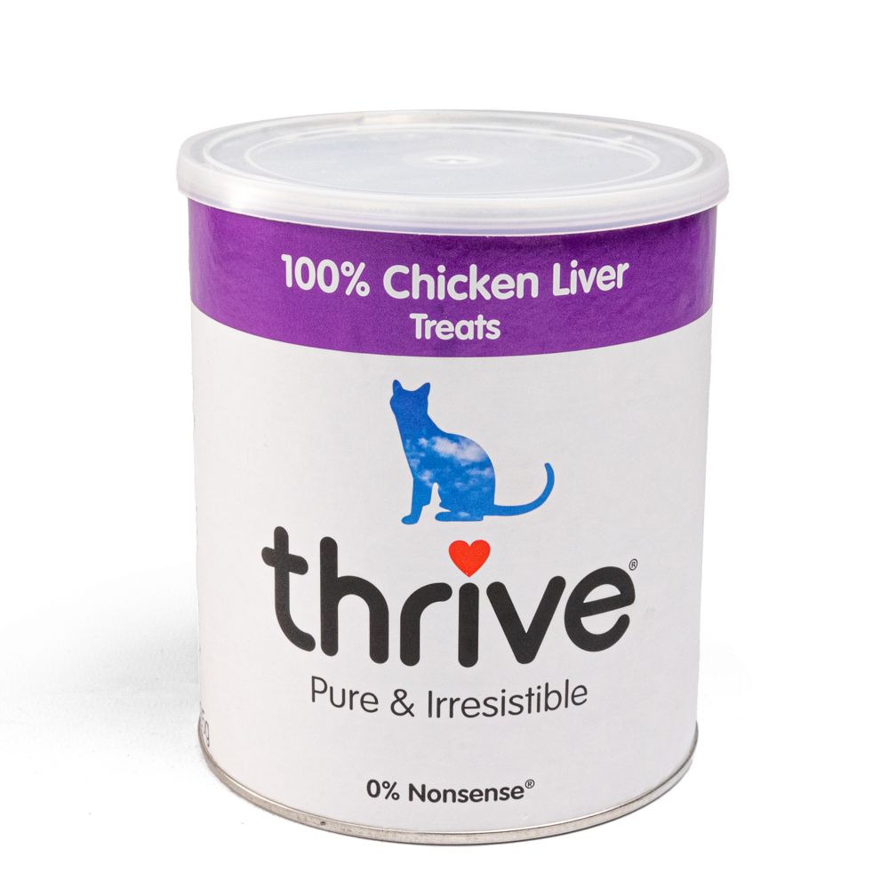 Thrive! Freeze-dried chicken liver cat snacks 135 g