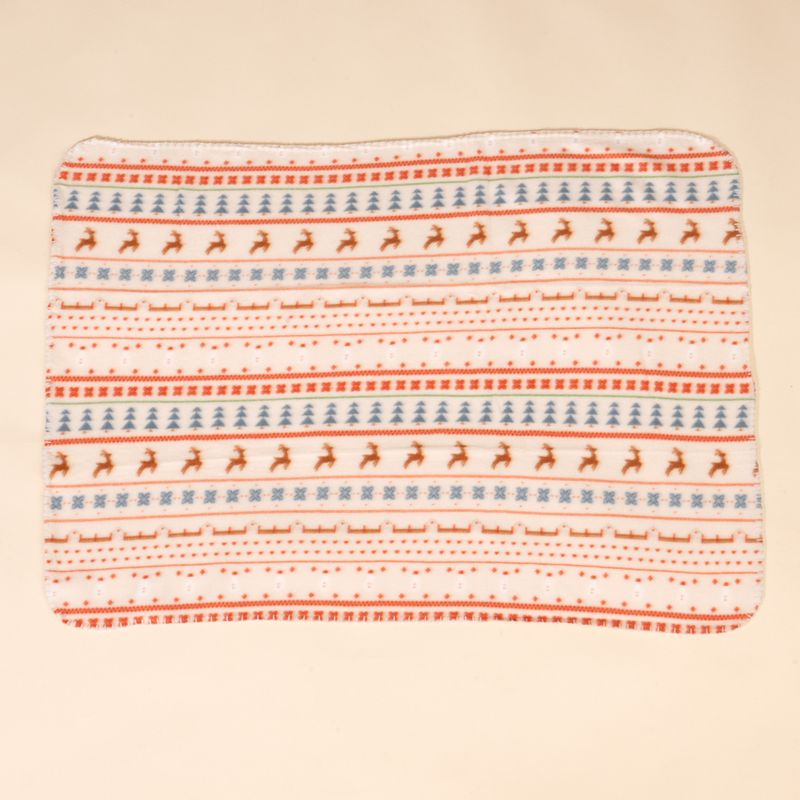 TIAKI Cosy Blanket with Nordic Winter Pattern Size S: 100 x 70 cm (L x W)
