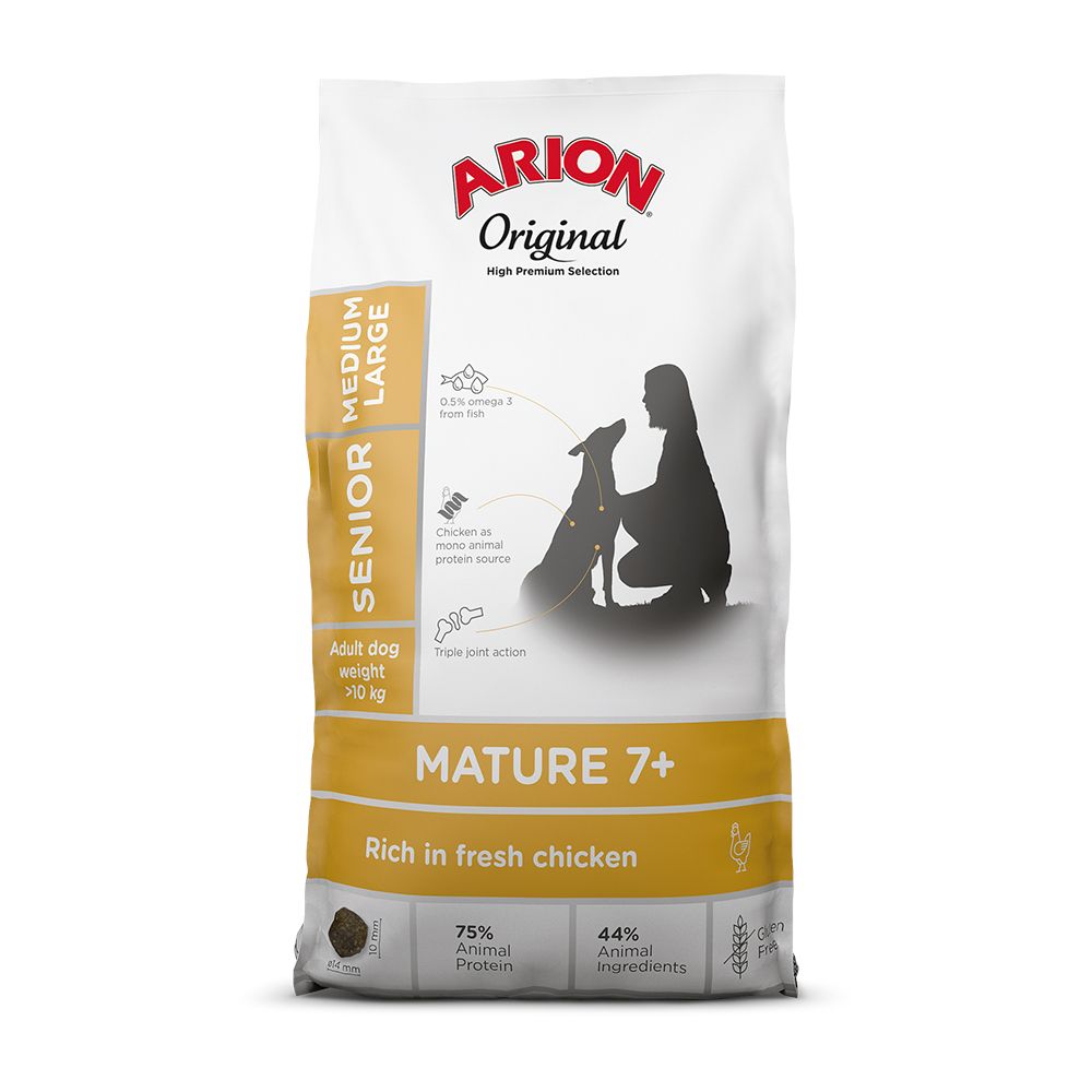Arion Original Mature 7+ Medium/Large Breed Chicken 12kg