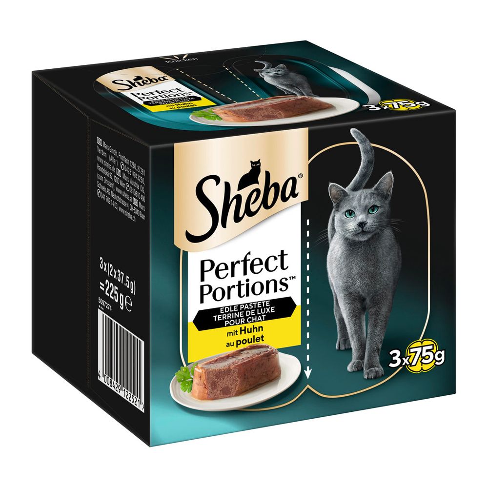 Sheba Perfect Portions Saver Pack 96 x 37.5g Chicken in Loaf