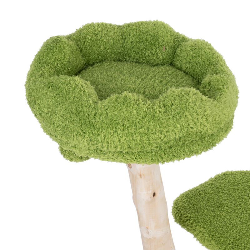TIAKI Nature Willow scratching post green