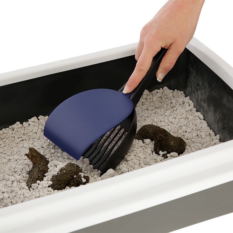 Kerbl Pet Litter Scoop Shaker Navy