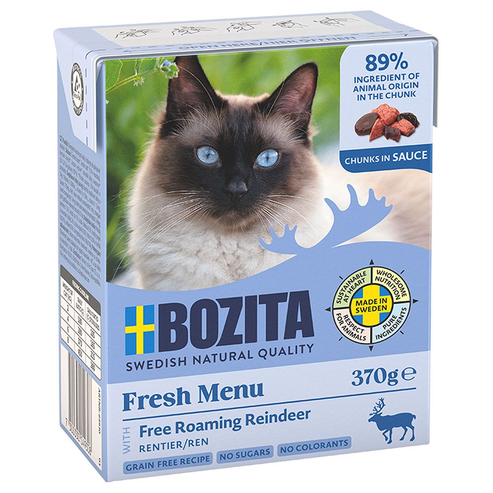 Bozita Tetra Chunks in Sauce Saver Pack 18 x 370g Chicken & Turkey
