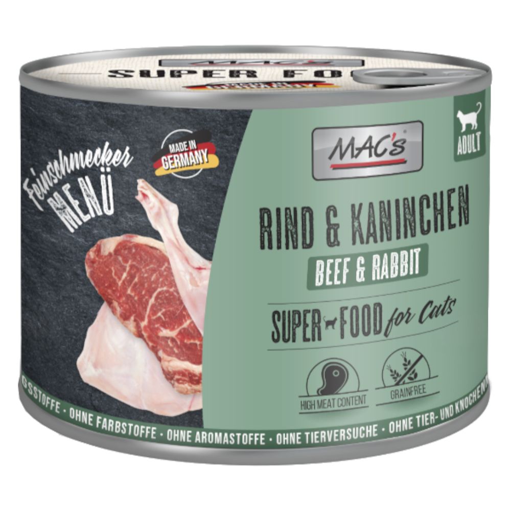 MAC's Cat Gourmet Saver Pack 24 x 200g Duck & Rabbit