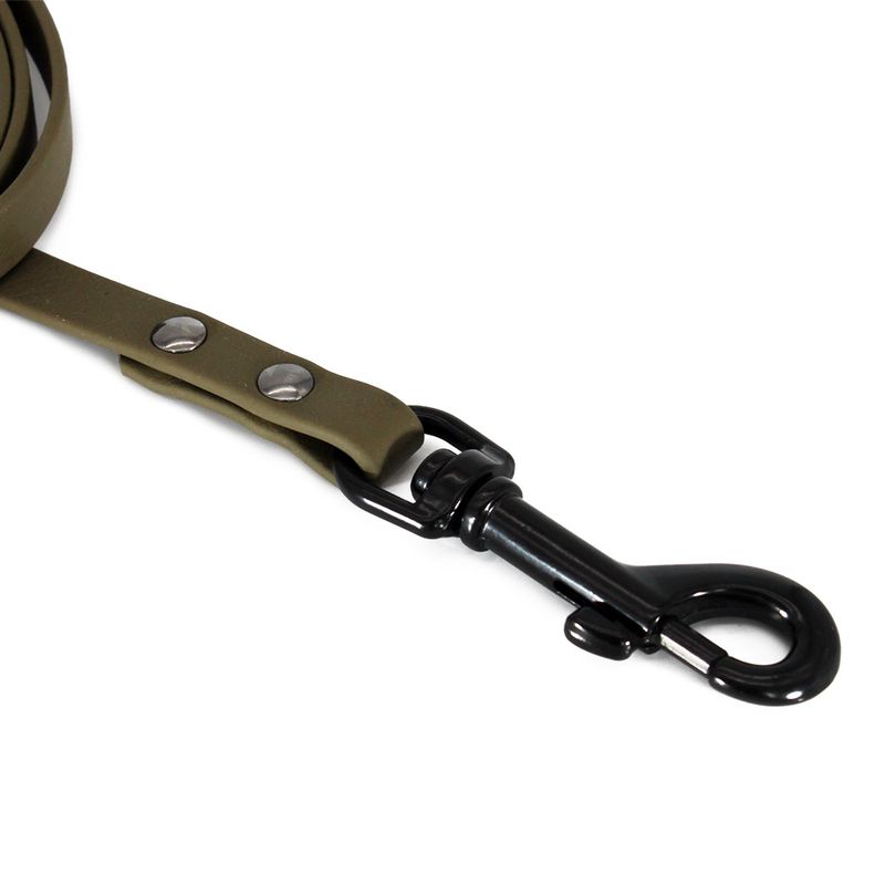 Home search leash BioThane, olive 5 m long, 13 mm wide