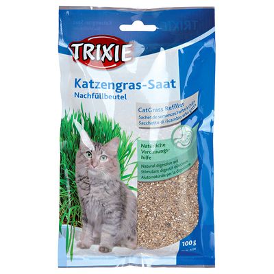 Cat Grass Refill Multipack 3 x 100 g 3 x refill bag