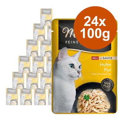 Miamor Fine Fillets in Sauce Saver Pack 24 x 100g Pure Chicken