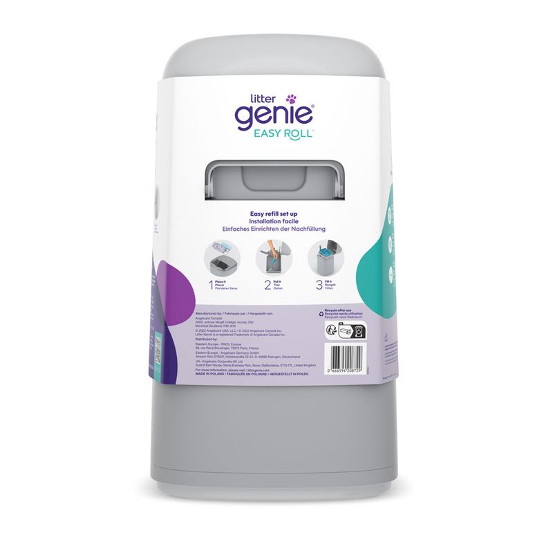 LitterLocker® Genie Cat Litter Disposal Bin - Grey Accessories: Refill
