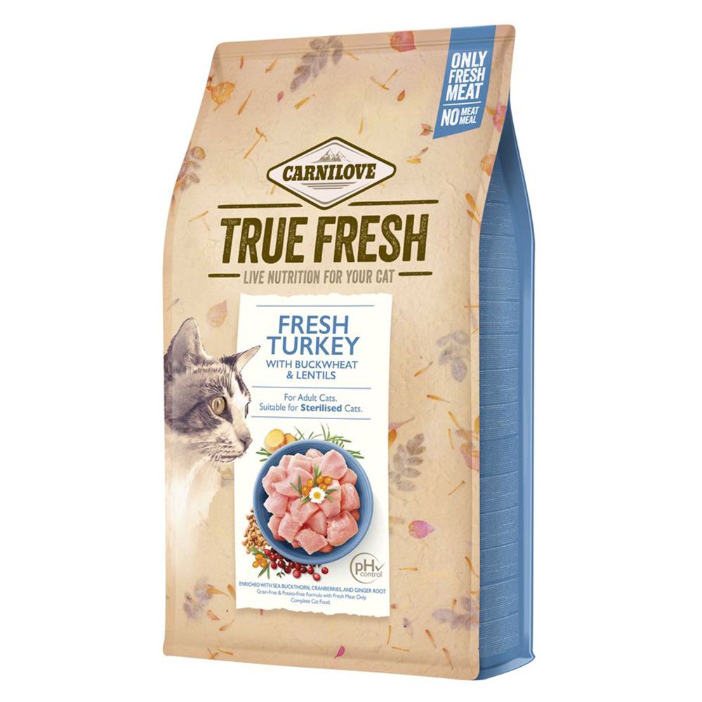 Carnilove True Fresh turkey for cats 4.8 kg