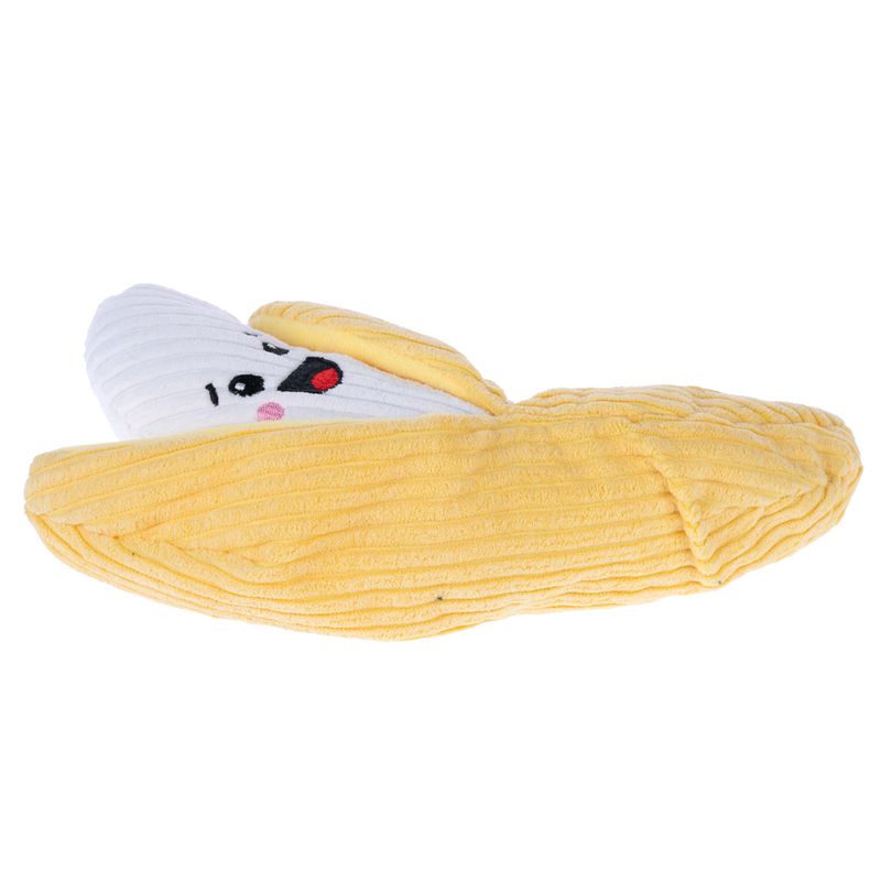 TIAKI Happy Banana Plush Dog Toy approx. 20 x 6.5 cm (L x W)
