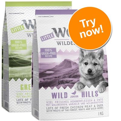 Little Wolf of Wilderness Junior Mixed Trial Pack 2 x 1kg