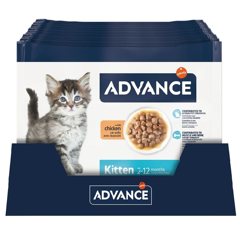 Advance Kitten Chicken 12 x 85g