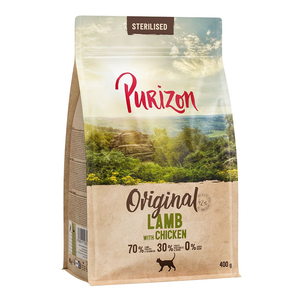 Purizon Sterilised Adult Grain-Free Lamb with Chicken 400g