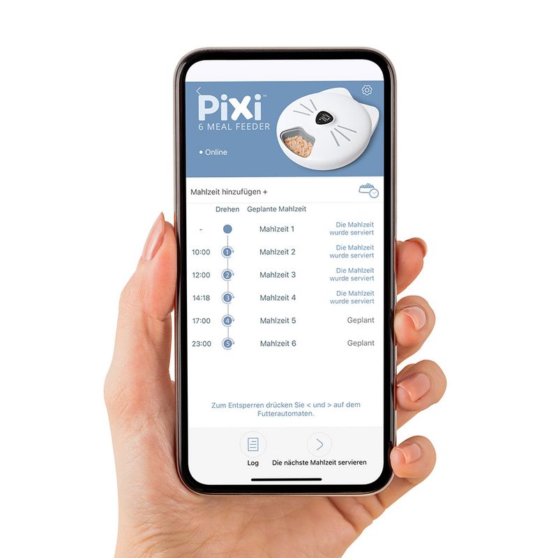 Catit Pixi Smart 6-Meal Automatic Feeder 6 x 170 ml