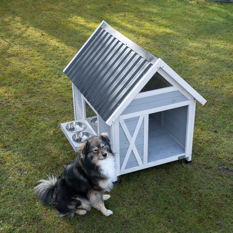 Modern Living Belmont Outdoor Dog Kennel approx. 101 x 92 x 95.5 cm (L x W x H)