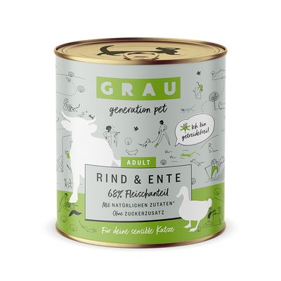 GRAU Gourmet Adult Grain-Free 6 x 800g Chicken & Veal