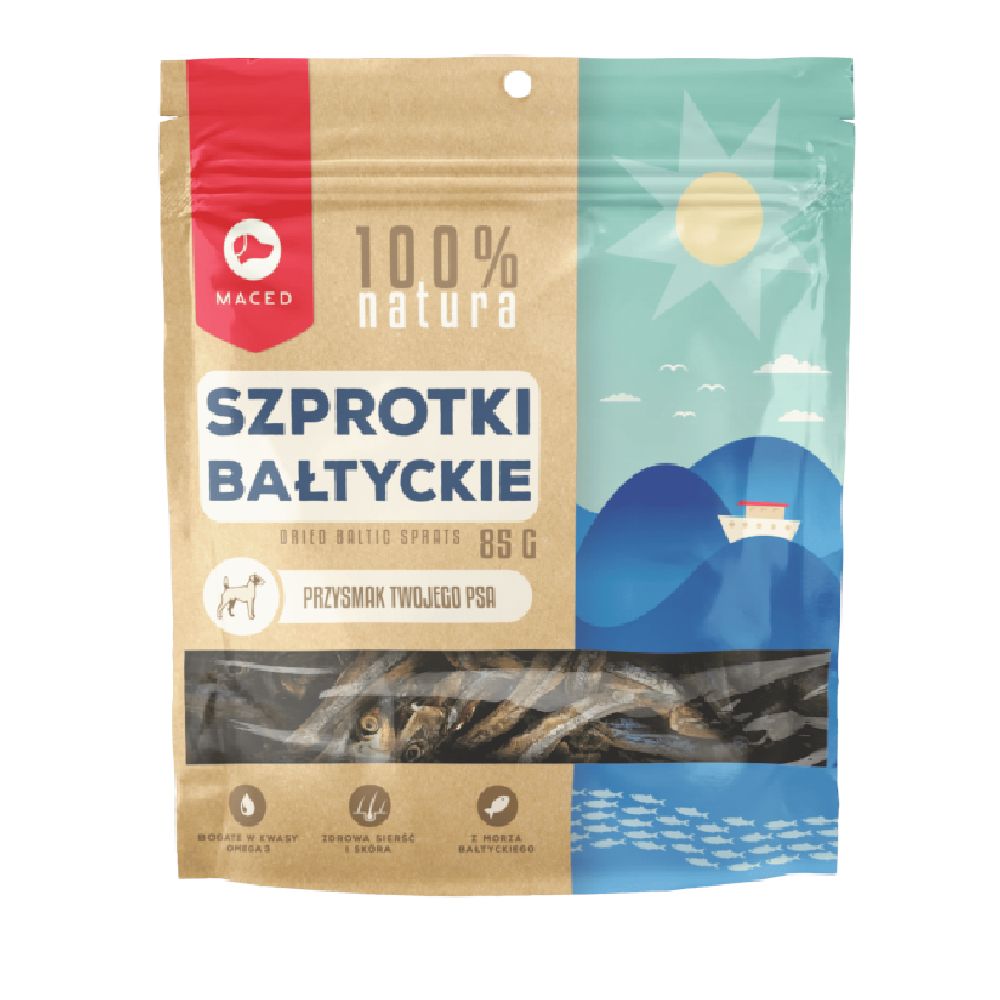 Maced Natural Baltic Sprat 85g
