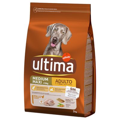 Ultima Medium/Maxi Adult Chicken & Rice 6kg (2 x 3kg)