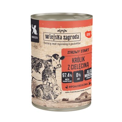 Wiejska Zagroda Cat 12 x 400g Chicken with Duck