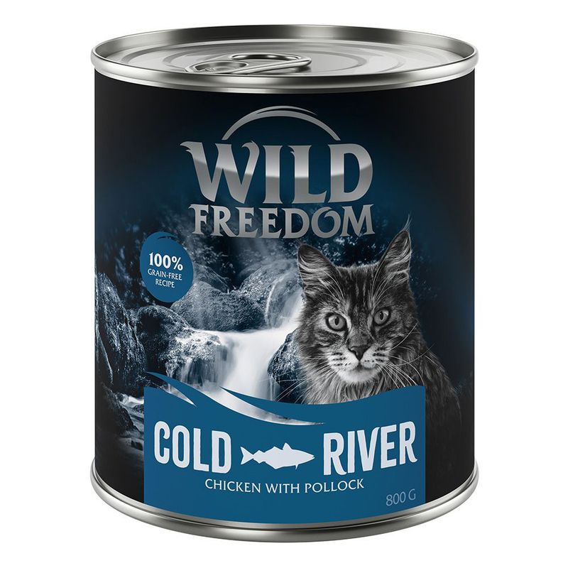 Wild Freedom Adult 6 x 800g Mixed Pack (Chicken, Pollock, Rabbit)