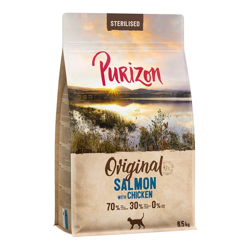 Purizon Sterilised Adult Grain-Free Salmon with Chicken 400g