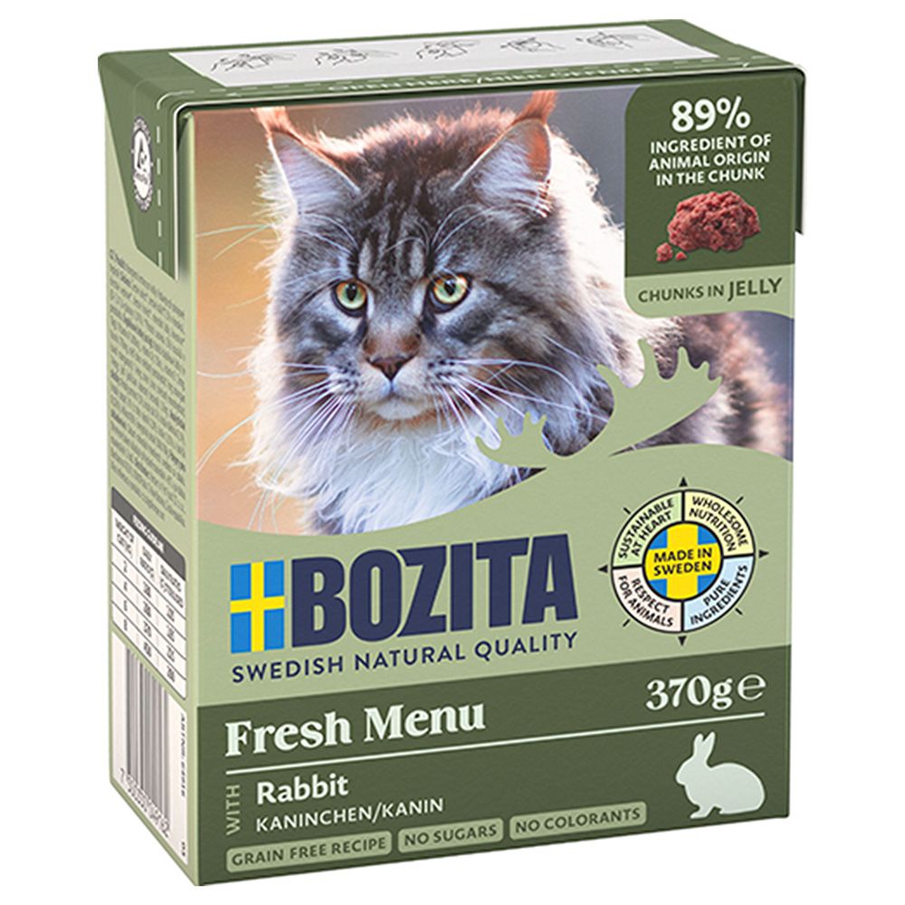 Bozita Chunks in Jelly Mega Pack 36 x 370g Chicken