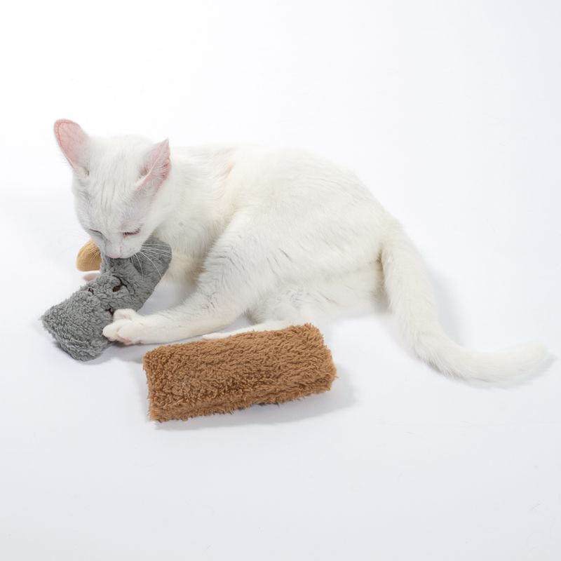 zooplus Basics Beavers Catnip Toy Set Set of 2