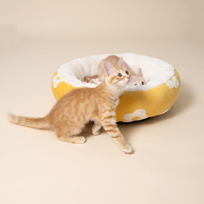 TIAKI Flower Dog Bed Round: approx. diameter 51 x (H) 18 cm