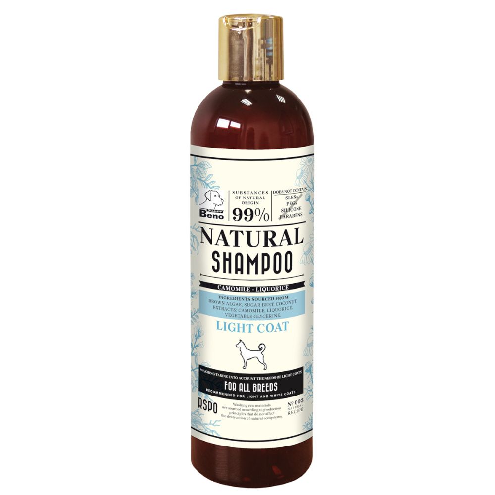 Super Beno Natural shampoo for light fur 300 ml