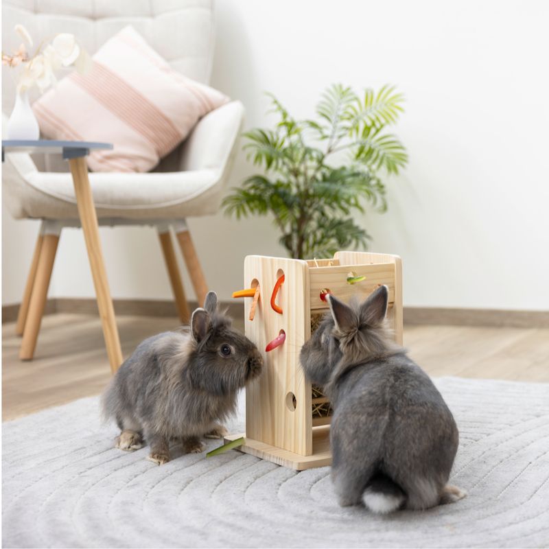 Kerbl Pet Hay and Vegetable Tower for Small Animals 24 x 24 x 30cm (L x W x H)