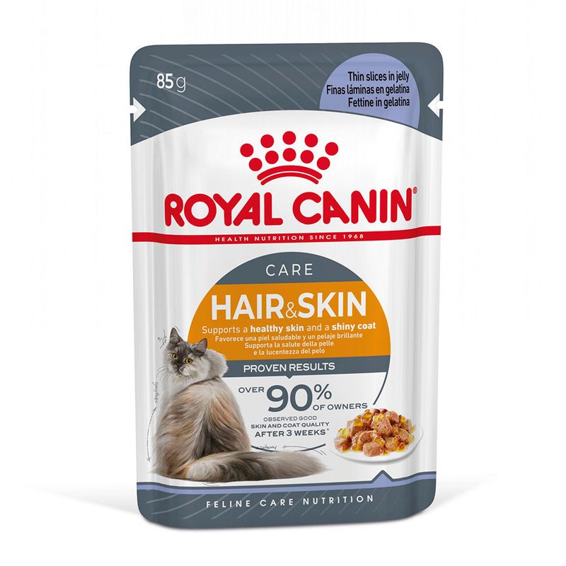 Royal Canin Hair & Skin Care in Jelly 12 x 85g