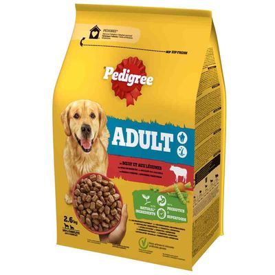 Pedigree Medium Adult with Beef 3 x 2.6kg
