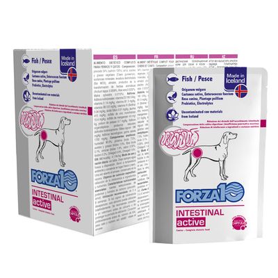 Forza10 Actiwet Intestinal active wet fish for dogs 12 x 100 g