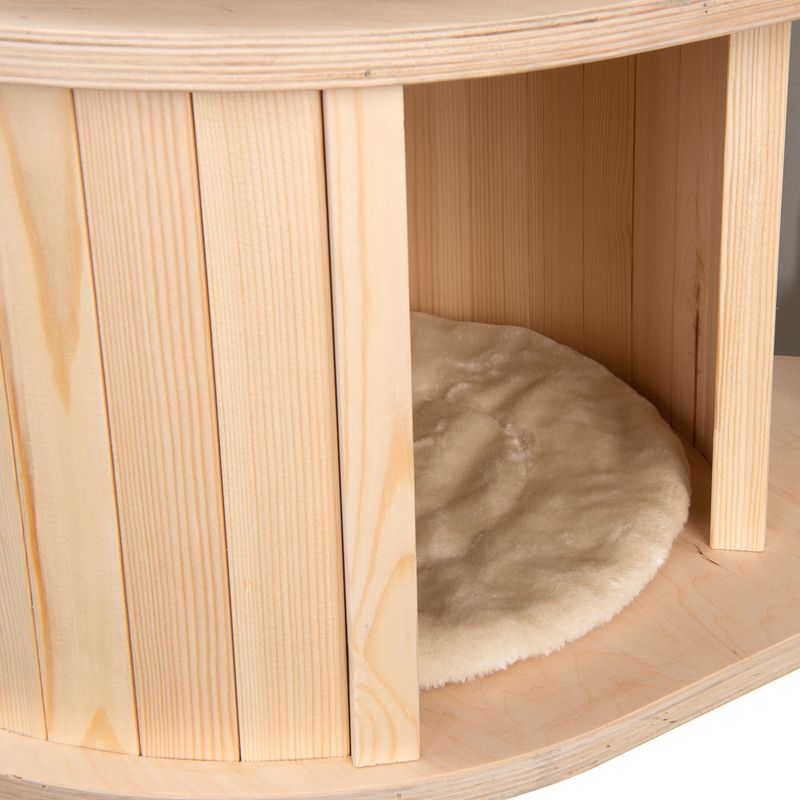 Natural Paradise Wall Scratching Tree - Magnolia Cream