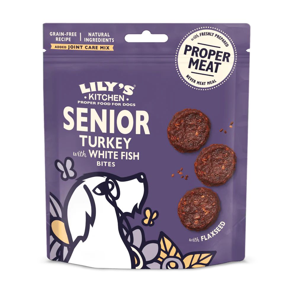 Lily's Kitchen Senior Bites Turkey & Whitefish 70g