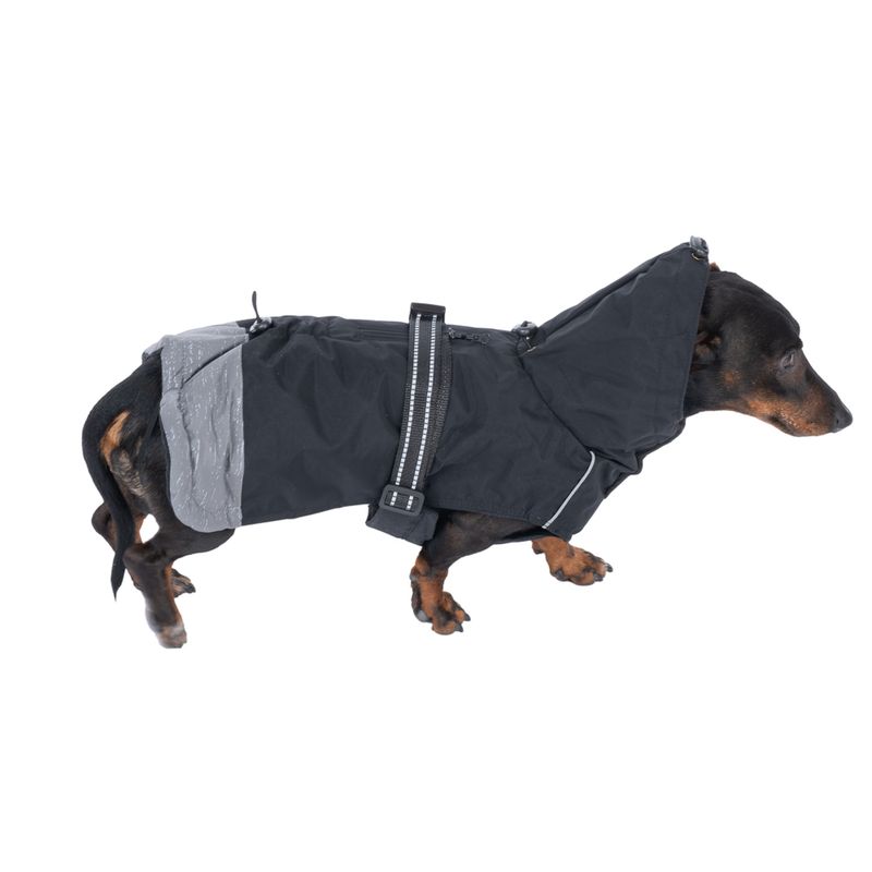 Nomad Tales Bloom Dog Coat - Black approx. 30cm Back Length