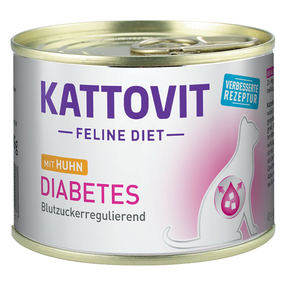 Kattovit Diabetes (Blood Sugar) Chicken (6 x 185g)