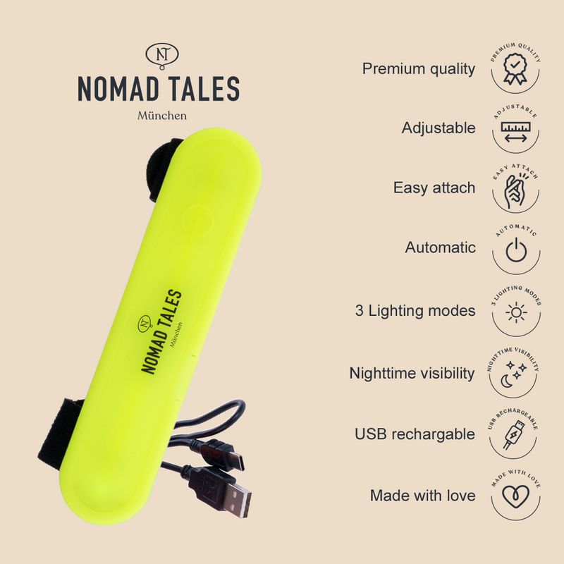 Nomad Tales Spirit Silicone USB Light Strip 12.2 x 2.7 x 1cm (L x W x H)