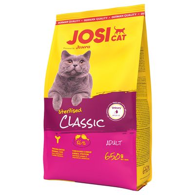 JosiCat Sterilised Classic Salmon 650g