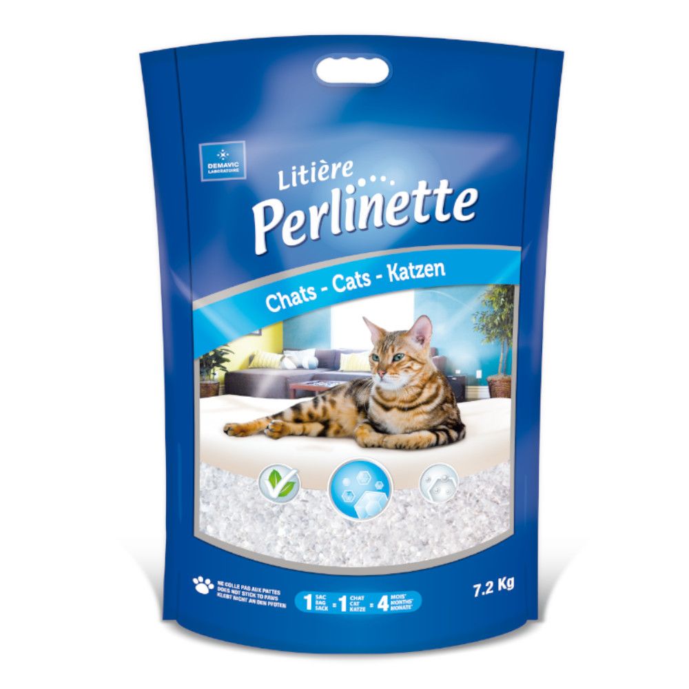 Perlinette Irrégulière Cat Litter 2 x 7.2kg