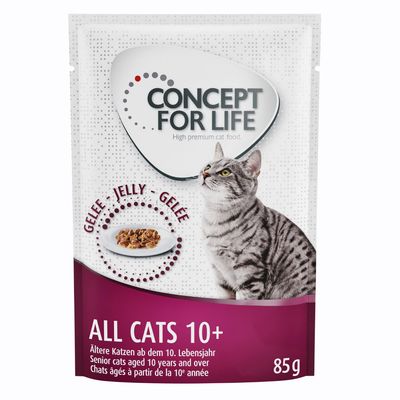 Concept for Life All Cats 10+ - in Jelly 12 x 85g