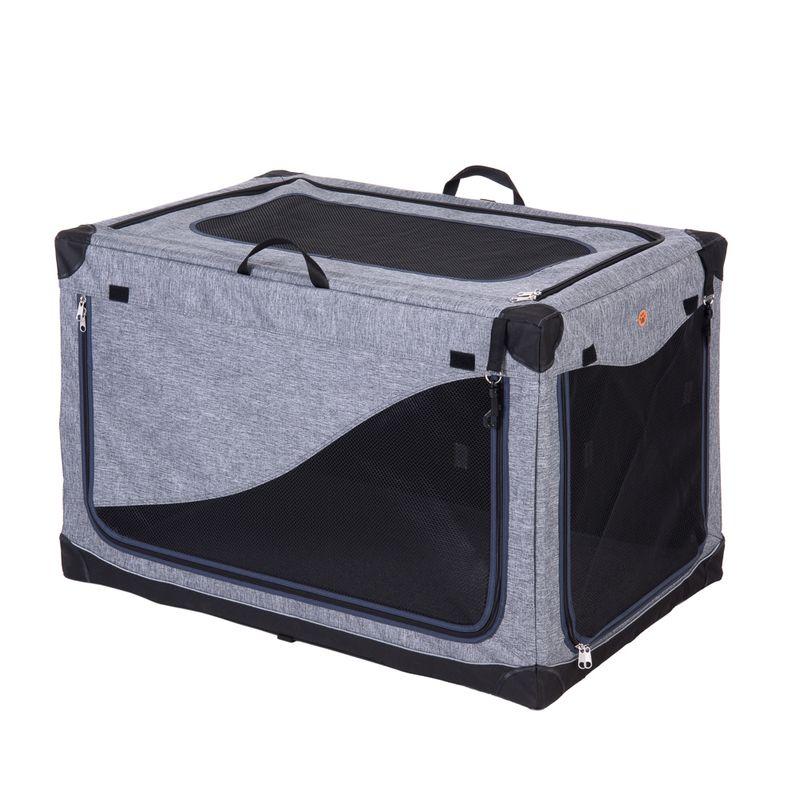 Portable Pet Home M: 76 x 50.5 x 48cm (L x W x H) - Grey