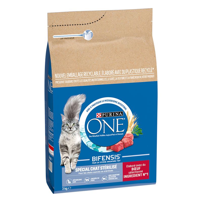 PURINA ONE Cat Sterilized beef, wheat 6 kg