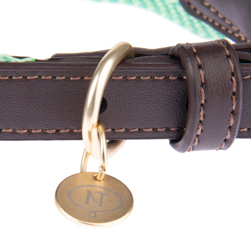 Nomad Tales Bloom Collar, mint Size XS: 30 - 36 cm neck circumference, W 25 mm