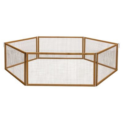 Kerbl Pet VARIO Outdoor Enclosure with Mesh 120 x 120 x 59cm (L x W x H), 6 elements