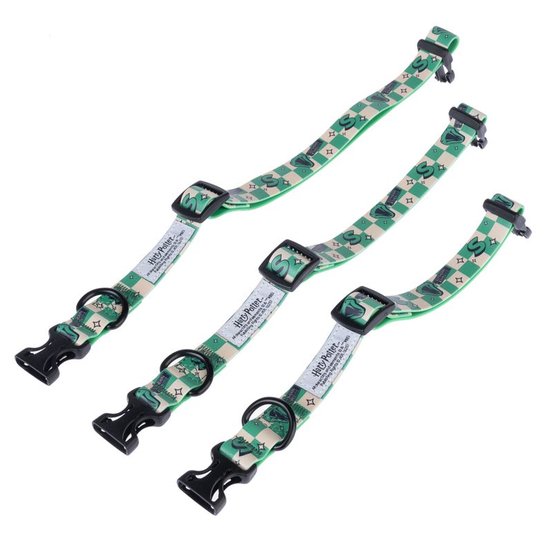 Harry Potter Slytherin Collar - Green Size S: Neck Circumference 25 - 36 cm, Width 20mm