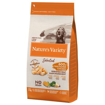 Nature's Variety No Grain Medium/Maxi Adult Free-Range Chicken 3kg