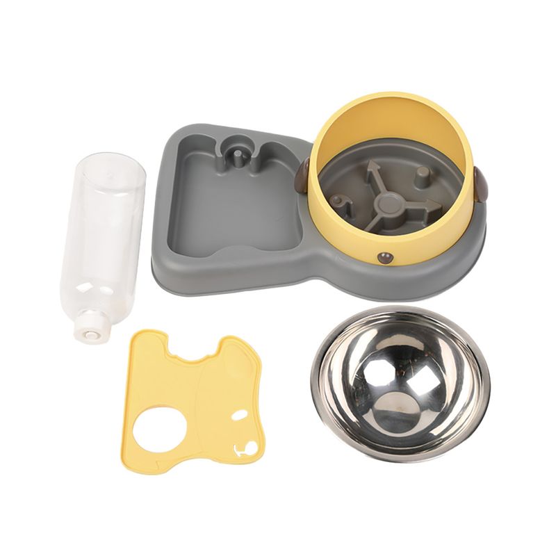 TIAKI Food and Water Dispenser 2-in-1 200ml Bowl & 500ml Bottle