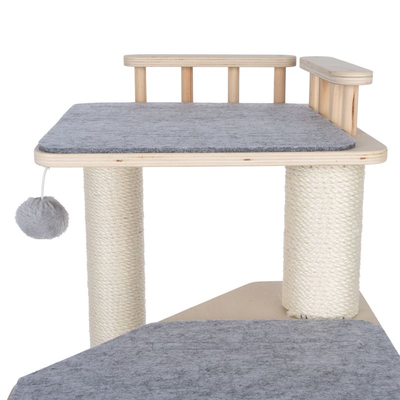 Modern Living Roca Cat Scratching Tree Light Grey